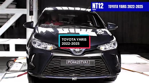 CRASH TEST TOYOTA YARIS HATCHBACK 2022-2025 (2/5) STARS #nt12hgadt #crashtest #toyotayaris2022 #xuhuongtiktok2026