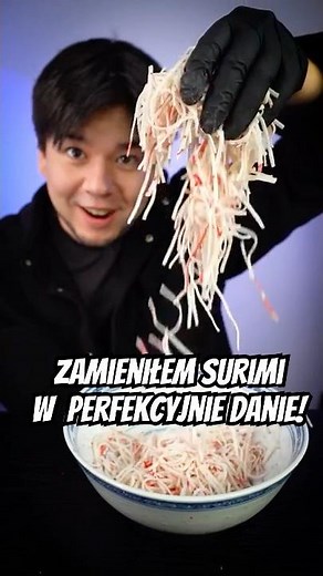 POMYSŁ NA PALUSZKI SURIMI! 🦀🥒 #wantabite #surimi #kanisalad