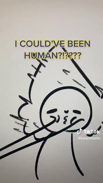 Yep, was so self conscious about drawing bad anatomy at the beginning that my first OC’s were balls #art #artmeme #bean #beanie #OC