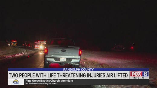 2 with life-threatening injuries in Liberty after burglary report
