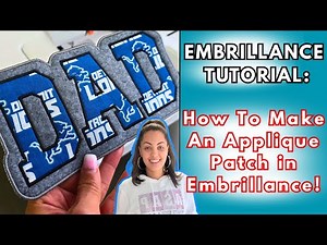 EMBRILLIANCE TUTORIAL: How To Make A Double Applique Patch File in Embrilliance | Patch Stich Out!