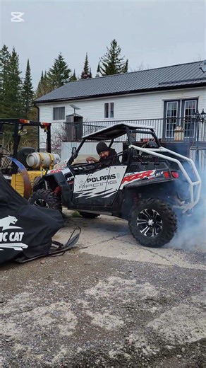 RZR 900 Smokin The Tires! #polaris #rzr #sxs #burnout