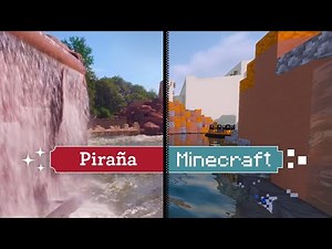 Efteling in Minecraft - Piraña 💦