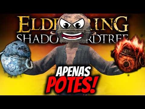 ZERANDO APENAS COM POTES NO ELDEN RING E DLC! E depois Alien Isolation!