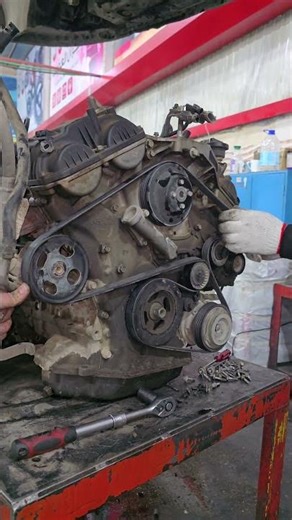 Kia Optima Engine pin belt tensioner noise #auto #automobile