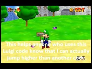 Awesome Luigi code for super mario 64