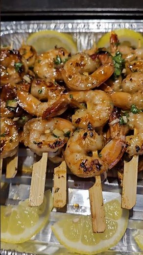 Grilled Shrimp Kabobs👩‍🍳😋🙏🏼 #capecod #food #shrimp #grilled #madefromscratch #easyrecipe #delish