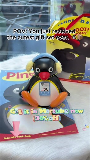 I’m not crying, you are. 😭 The Pingu gift box is literally a box of serotonin. Who would you send this to? 👇 #pingu #tiktokshopjumpstartsale #fyp #martube