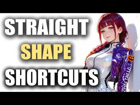 Krita: Lines, Squares, & Circle (Shortcuts)