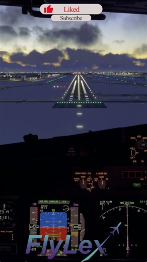 Colombus Dusk Boeing 737 Landing MSFS 2024