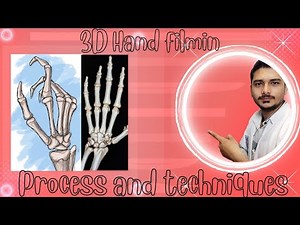 CT Scan 3D Hand filming process | 3D CT Scan of Hand✋ filming techniques.