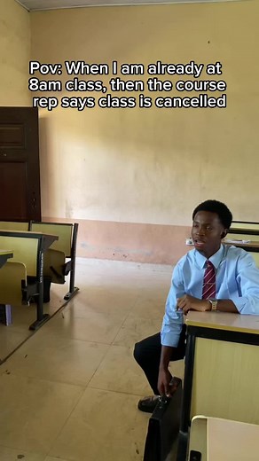 Course rep should stop the improptu cancelling of class😭😂#relatable #fyppp #university @Pulse Nigeria @yabaleftonlinemedia @KraksTV @Biesloaded #CapCut