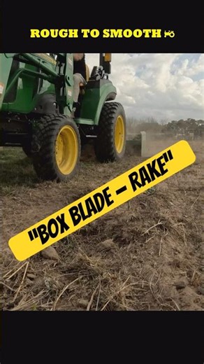Box Blade to Landscape Rake | Compact Tractor Smoothing Rough Ground 🚜
