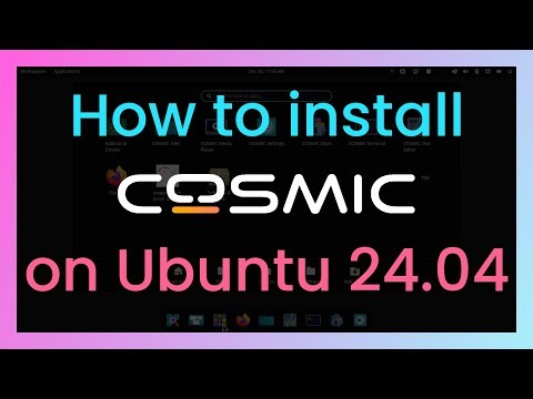 How to Easily Install COSMIC Desktop on Ubuntu 24.04 LTS