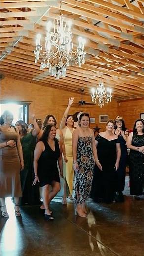 Unforgettable Bouquet Toss at the Wedding