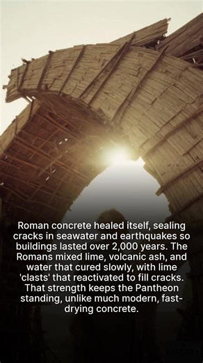 112K views · 1.7K reactions | Roman concrete was not a lost secret but a lesson in building for eternity. | The History Archives | Facebook