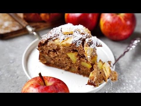 Deliciously Moist Vegan Apple Cake! (Gluten-Free)