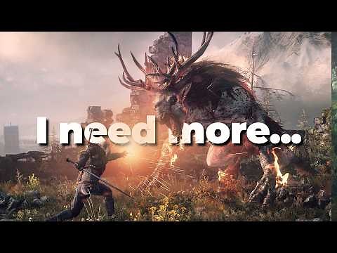 I tried 'The Witcher 3' again with a *character creator*...