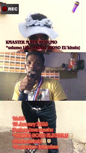 Interview with Nsimbi goso elikhulu——— OMNCANE UMFANA ONEQEMBU LENGOMA ELIDUME UMHLABA WONKE____ sibonge umsebenzi omuhle _____ igida ngoma __ uyatholakala kwelaka masiliva ✊🏼✊🏼🤞