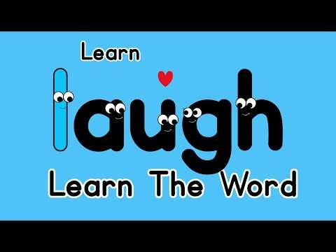 Sight Word "laugh" / High Frequency Word | Learn the Word