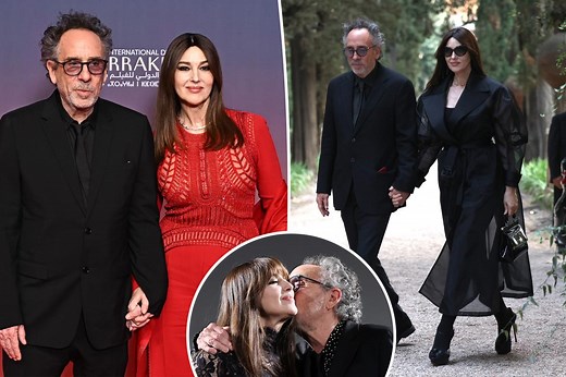 Tim Burton and Monica Bellucci split after nearly three years of dating