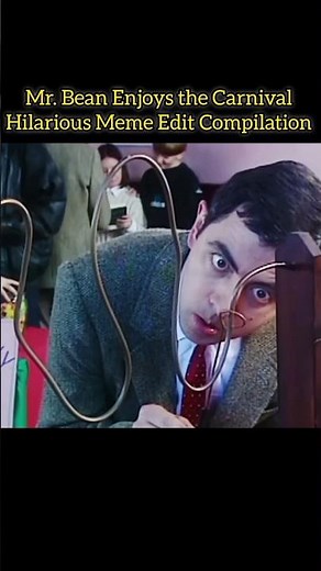 Mr. Bean Enjoys the Carnival Hilarious Meme Edit Compilation #carnival #beanmeme #edit #shorts
