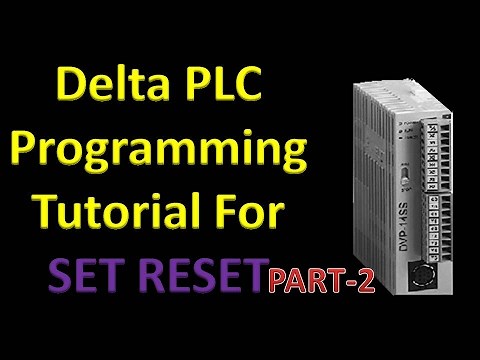 learn delta plc programming part-2: Set-Reset {hindi-हिंदी}
