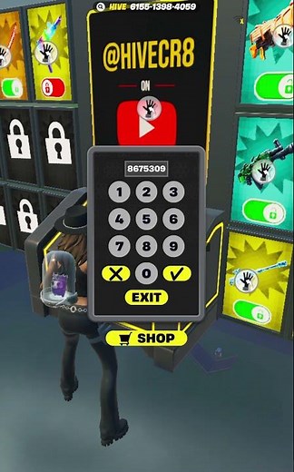 How to unlock the black hole sniper in 1v1 with every gun#fortnite