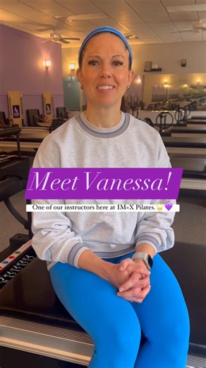 Meet Vanessa! She is one of our amazing instructors here at IM=X Pilates. We are offering a free week trial for new members. Come see her today and start your Pilates journey! 🌟💜 | IM=X Pilates and Fitness Pittsburgh