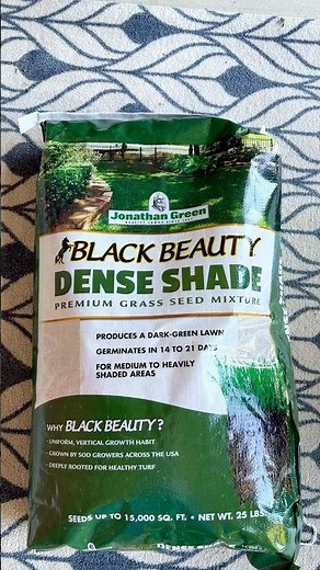 Jonathan Green Black Beauty Dense Shade Grass Seed 🌱 Best Lawn Seed for Shady Lawns