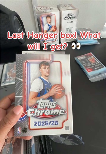 Unboxing 2025-26 Topps Chrome Basketball Hanger Box