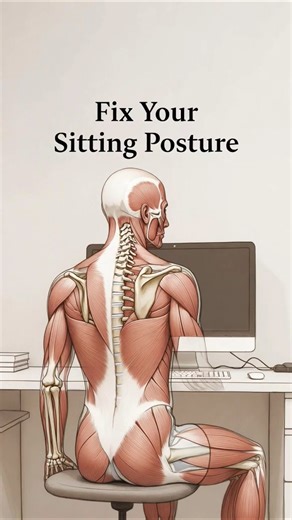 Fix Your SITTING Posture Now #posture, #sittingposture, #howtofixposture, #backpain #shoulderpain,