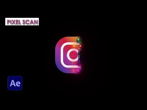 Pixel Scan Logo Animation Tutorial in After Effects | Digital Logo Wipe | No Plugins [HINDI]