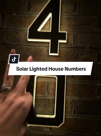 Enhance Your Home with Solar Lighted House Numbers