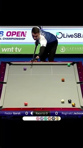 PERFECT SHOT OF FEDOR GORST US OPEN POOL #billiards #pool1 #9ball #ball #billiard #shanevanboening