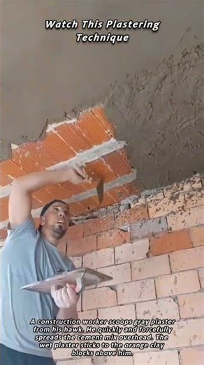 Watch This Plastering Technique
