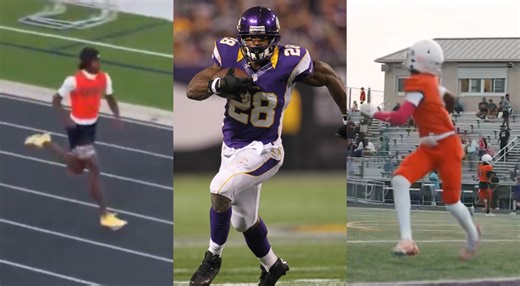 Adrian Peterson's Son Looks Even More Dangerous Than His Dad - Already a 3-Sport Star & Breaking School Records at 8th Grade [VIDEOS]