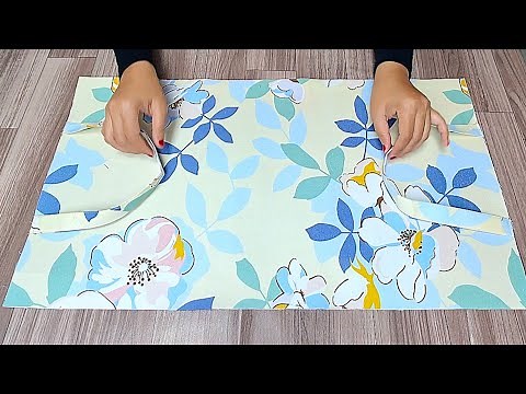 DIY Beach Tote Bag from Cotton Fabric | 5-Minute Sewing Project