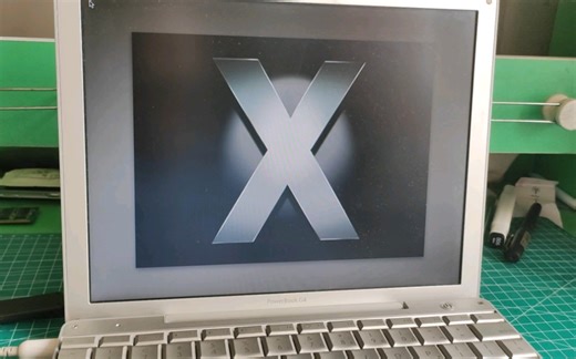 ［怀旧向］MacOS X 10.4 首次启动，在PowerBook G4铝合金12寸上