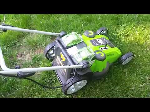 GreenWorks 25302 Twin Force G-MAX 40V Li-Ion 20-Inch Cordless Lawn Mower Review/Unboxing