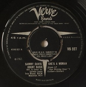 Sammy Davis Jr., Count Basie - She's A Woman