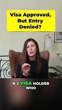 ‼️Your U.S. Visa Does NOT Guarantee Entry into US # #visainterview #b1b2visa #visainterviewtips