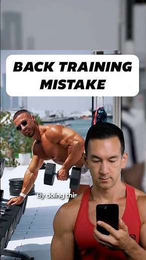 Stop training back like this 👎