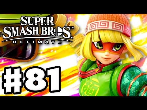 Min Min from ARMS! - Super Smash Bros Ultimate - Gameplay Walkthrough Part 81 (Nintendo Switch)