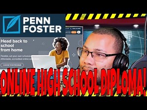 I ENROLLED IN PENN FOSTER! TO EARN MY HIGH SCHOOL DIPLOMA!