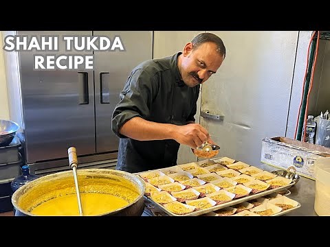 Shahi Tukda Recipe For Buffet | शाही टुकड़ा रेसिपी | Authentic Shahi Tukda | Chef Khursheed Alam