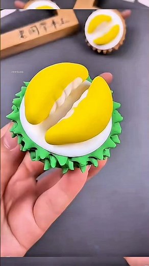 DIY Mini Durian 🍈 | Cute & Easy Clay Art for Kids
