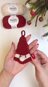 14K views · 114 reactions | If you are looking for ideas for cute Christmas decorations, don't miss the hundreds of free knitting and crochet patterns available on our site! ✨ Like this beautiful garland that you can knit in DROPS Paris. You'll find the #freepattern on our site by searching for Santa's Parade  #dropssantasparade #dropsdesign #dropsfan #garnstudio #freepatterns #freepattern #dropspattern | Garnstudio DROPS design | Facebook