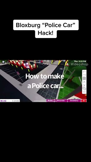 Bloxburg “Police Car” Hack, for your builds and roleplays! (You cant drive them, they just look cool on your builds) 😂 #Bloxburg #Bloxburgpolice #bloxburgspeedbuild #Bloxburgbuild #Roblox