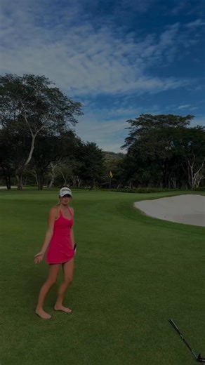 Who has played barefoot before? 🦶 ⛳️ #golf #golfer #golfing #golfswing #golfgirls #golflife #golfcourse | Ashley Huffman